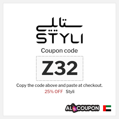 Styli Coupon (Z32) Styli promo UAE
