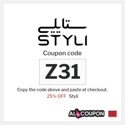 Styli Coupon (ZF) Styli promo Morocco