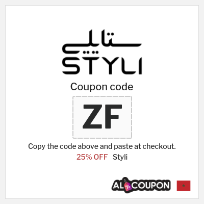 Styli Coupon (ZF) Styli promo Morocco