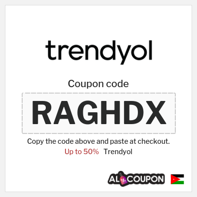 Trendyol Coupon (RAGHDX) Trendyol Promo Codes 2026 