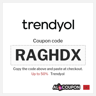 Trendyol Coupon (RAGHDX) Trendyol Promo Codes 2026 