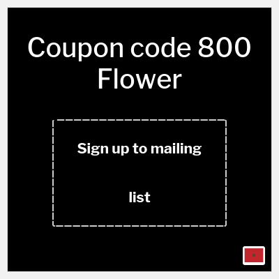 Coupon discount code for 800 Flower 15% Exclusive Discount