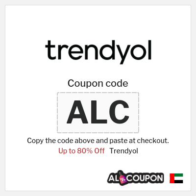Coupon for Trendyol (ALC) Up to 80% Off