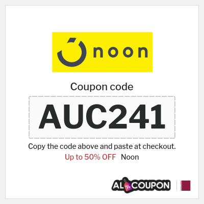 Noon Coupon (AUC241) Noon Coupon Code 50