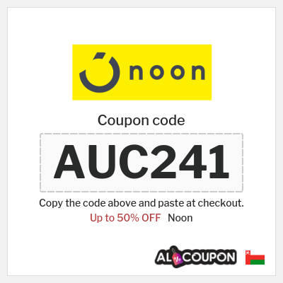 Noon Coupon (AUC241) Noon Coupon Code 50