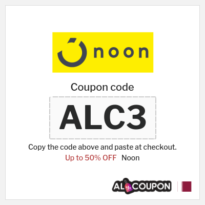 Noon Coupon (ALC3) Noon Coupon Code 50
