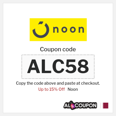 Coupon for Noon (ALC58) Up to 15% Off