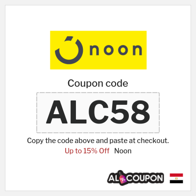 Coupon for Noon (ALC58) Up to 15% Off