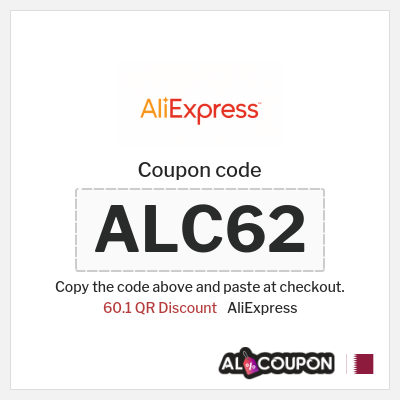 Coupon for AliExpress (ALC62) 60.1 QR Discount