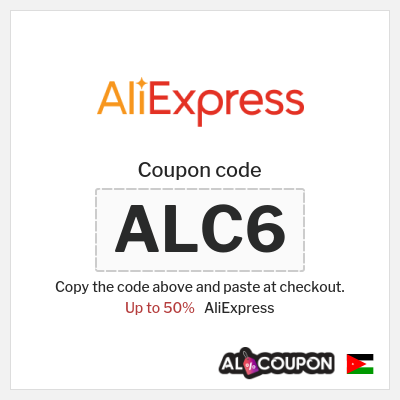 Coupon for AliExpress (ALC6) Up to 50%