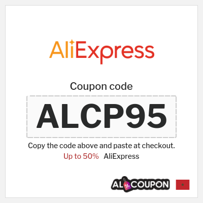 Coupon for AliExpress (ALCP95) Up to 50%