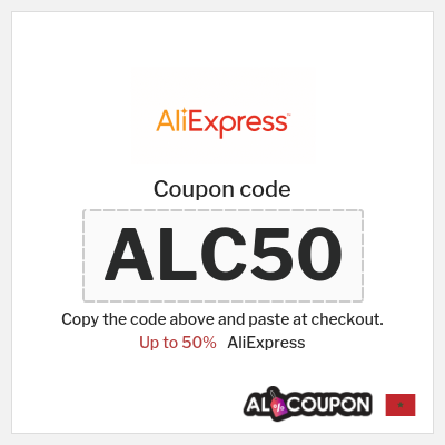 Coupon for AliExpress (ALC50) Up to 50%