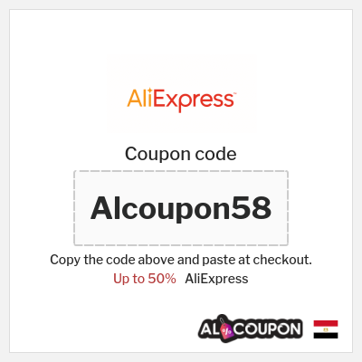 Coupon for AliExpress (Alcoupon58) Up to 50%