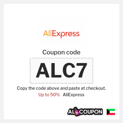 Coupon for AliExpress (ALCPD305) Up to 50%