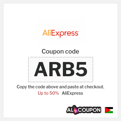 Coupon for AliExpress (ARB5) Up to 50%