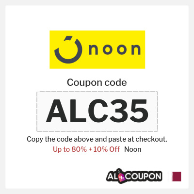 Coupon for Noon (ALC35) Up to 80% + 10% Off
