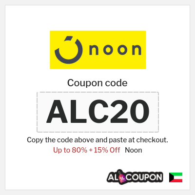 Noon Coupon (ALC20) Noon Back to School Deals August 2026