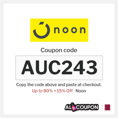 Noon Coupon (AUC243) Noon Deals August 2026