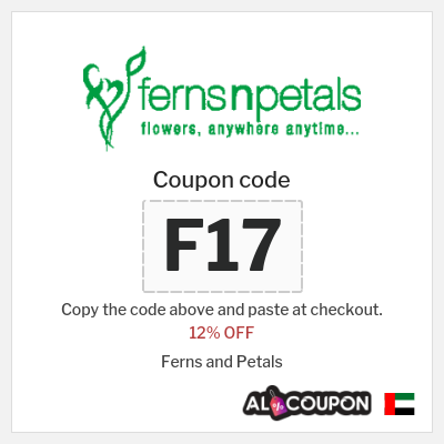 Coupon discount code for Ferns and Petals 12% Coupon Code