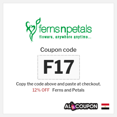 Coupon discount code for Ferns and Petals 12% Coupon Code