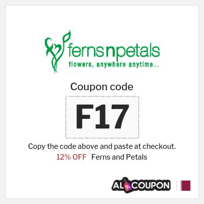 Coupon discount code for Ferns and Petals 12% Coupon Code