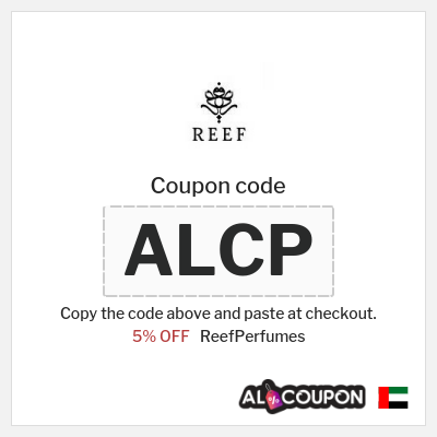 Coupon discount code for ReefPerfumes 5% Discounts