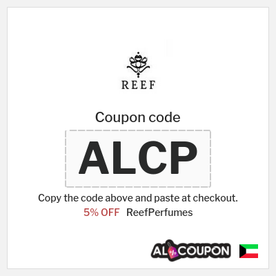 Coupon discount code for ReefPerfumes 5% Discounts