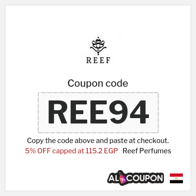 Coupon discount code for Reef Perfumes 5% Promo Codes