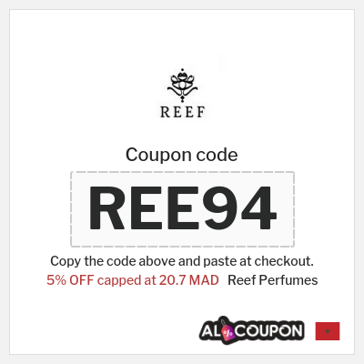 Coupon discount code for Reef Perfumes 5% Promo Codes