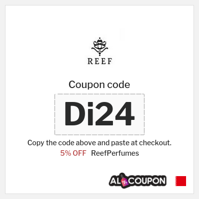 Coupon discount code for ReefPerfumes 5% Discounts
