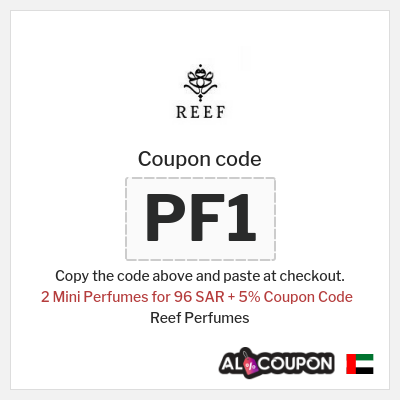 Coupon discount code for Reef Perfumes 5% Promo Codes