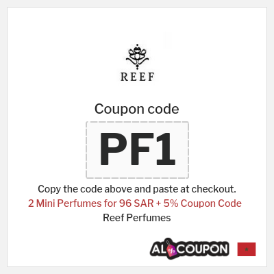 Coupon discount code for Reef Perfumes 5% Promo Codes