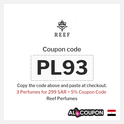 Coupon discount code for Reef Perfumes 5% Promo Codes