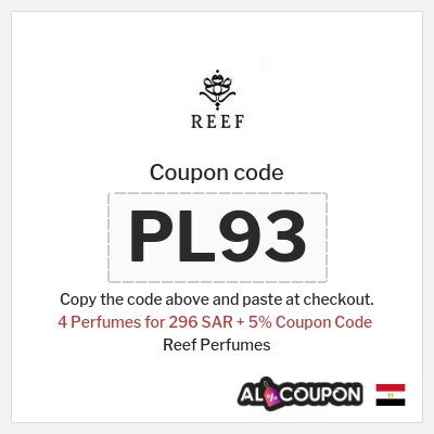 Coupon discount code for Reef Perfumes 5% Promo Codes