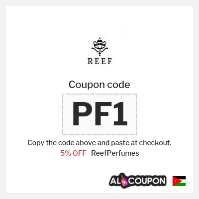 ReefPerfumes Coupon (PF1) Reef Perfumes coupon code Jordan