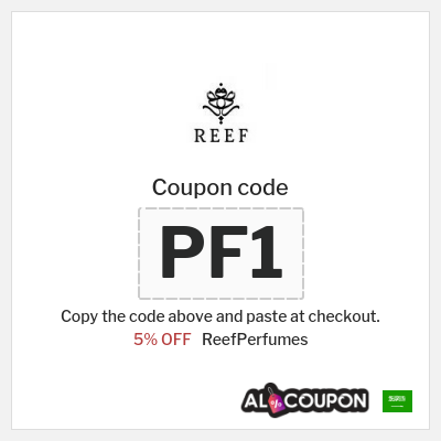 ReefPerfumes Coupon (PF1) Reef Perfumes coupon code KSA