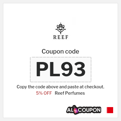 Reef Perfumes Coupon (PL93) Reef Perfumes coupon code Bahrain