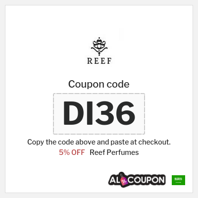 Reef Perfumes Coupon (DI24) Reef Perfumes coupon code KSA