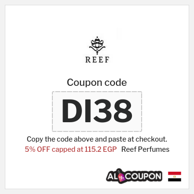 Reef Perfumes Coupon (DI38) Reef Perfumes coupon code Egypt
