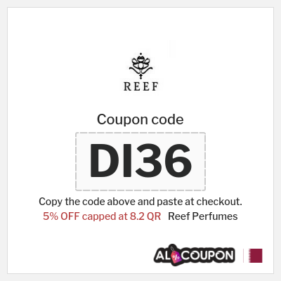 Reef Perfumes Coupon (DI36) Reef Perfumes coupon code Qatar