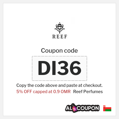 Reef Perfumes Coupon (DI36) Reef Perfumes coupon code Oman