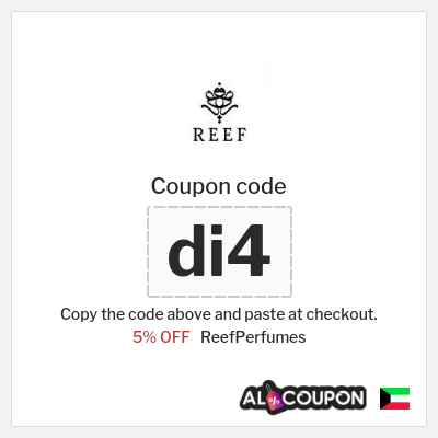 Coupon for ReefPerfumes (di4) 5% OFF
