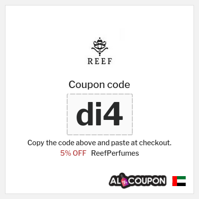 Coupon for ReefPerfumes (di4) 5% OFF