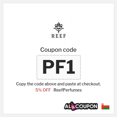 Coupon for ReefPerfumes (PF1) 5% OFF