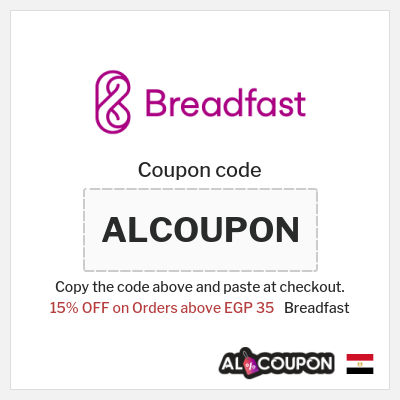 Breadfast Coupon (ALCOUPON) Breadfast Coupon Code Egypt
