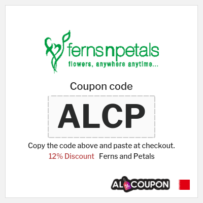 Coupon for Ferns and Petals (ALCP) 12% Discount