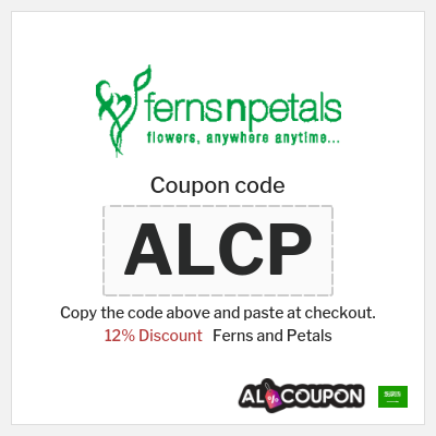 Coupon for Ferns and Petals (ALCP) 12% Discount