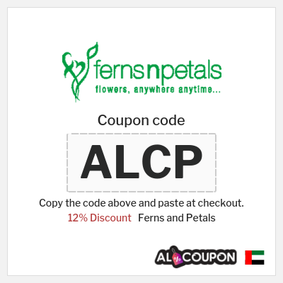 Coupon for Ferns and Petals (ALCP) 12% Discount