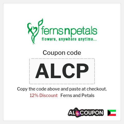 Coupon for Ferns and Petals (ALCP) 12% Discount