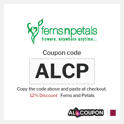 Coupon for Ferns and Petals (ALCP) 12% Discount